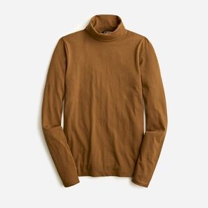 BNWT - J.Crew Tissue turtleneck, brown 100% cotton